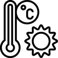 termômetro remédio ícone símbolo imagem vetor. ilustração do a temperatura frio e quente a medida ferramenta Projeto imagem.eps 10 vetor