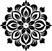 mandala, minimalista e simples silhueta - vetor ilustração