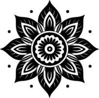 mandala - minimalista e plano logotipo - vetor ilustração