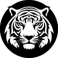 tigre, Preto e branco vetor ilustração