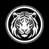 tigre, Preto e branco vetor ilustração