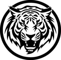 tigre, Preto e branco vetor ilustração