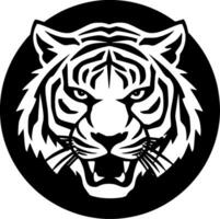 tigre, minimalista e simples silhueta - vetor ilustração