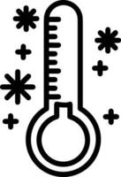 termômetro remédio ícone símbolo imagem vetor. ilustração do a temperatura frio e quente a medida ferramenta Projeto imagem.eps 10 vetor