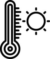 termômetro remédio ícone símbolo imagem vetor. ilustração do a temperatura frio e quente a medida ferramenta Projeto imagem.eps 10 vetor