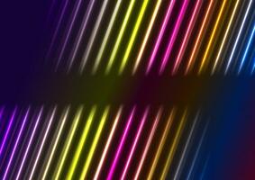 colorida néon laser raios abstrato fundo vetor