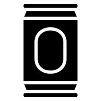 ícone de glifo de cerveja vetor