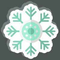 adesivo lagos de neve. relacionado para Alaska símbolo. simples Projeto editável. simples ilustração vetor