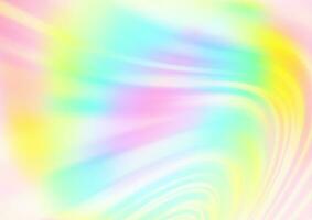 luz multicolor, padrão de vetor de arco-íris com linhas, ovais.