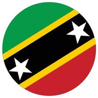 santo kitts e nevis bandeira. bandeira do santo kitts e nevis vetor