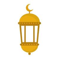 lâmpada árabe decorativa vetor