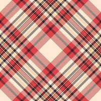 fundo tecido textura do desatado têxtil Verifica com uma tartan xadrez padronizar vetor. vetor