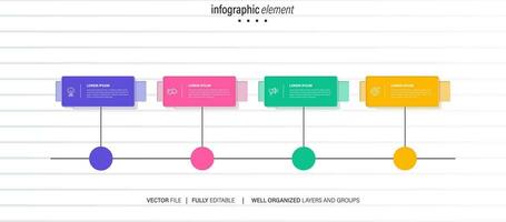 infográfico Projeto modelo. vetor ilustração.