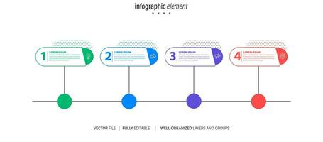 conjunto do infográfico elementos dados visualização vetor Projeto modelo. pode estar usava para passos, opções, o negócio processo, fluxo de trabalho, diagrama, fluxograma conceito, Linha do tempo, marketing ícones, informação gráficos.