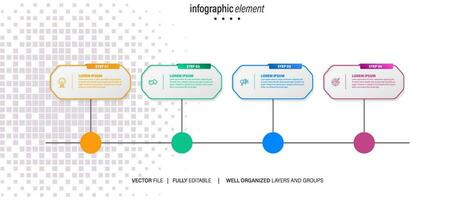 o negócio em formação exibição processo gráfico abstrato elemento do a diagrama diagrama com etapa, opção, seção ou processo vetor o negócio modelo para apresentação criativo conceito para infográfico