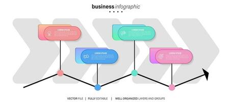 infográfico modelo elementos. vetor