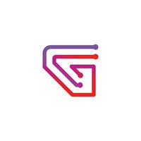 carta g logotipo Projeto ícone vetor com moderno único estilo
