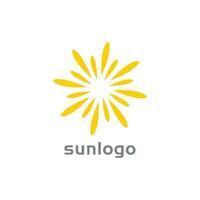 Sol luz para o negócio logotipo Projeto modelo vetor