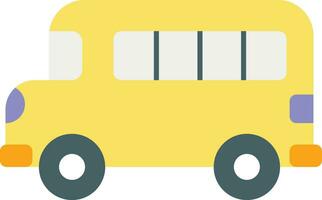 escola ônibus cor esboço ícone Projeto estilo vetor