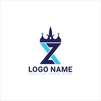 z x moderno monograma logotipo Projeto com Novo estilo,z x carta logotipo desenho,coroa logotipo Projeto vetor