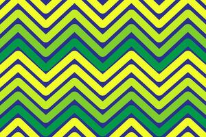 mão desenhado zig zag multicolorido desatado padronizar em marinha azul fundo vetor