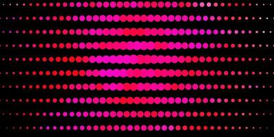 modelo de vetor rosa escuro com círculos. projeto decorativo abstrato em estilo gradiente com bolhas. padrão para papéis de parede, cortinas.