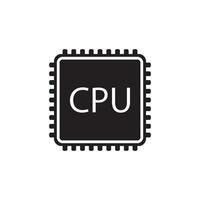 CPU ícone vetor