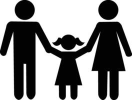 feliz família logotipo Projeto vetor