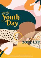 Dia Mundial da Juventude Vector Design