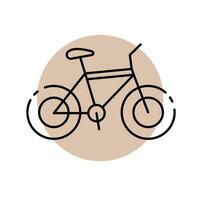 vetor bicicleta ícone