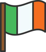 Irlanda bandeira ícone imagem. vetor