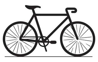 bicicleta. linear ícone. linha com editável AVC, bicicleta ícone vetor logotipo ilustração Projeto