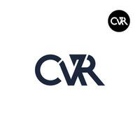 carta cvr monograma logotipo Projeto vetor