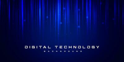 digital tecnologia Rapidez conectar azul fundo, cyber nano Informação, abstrato comunicação, inovação futuro tecnologia dados, Internet rede conexão, ai grande dados, linha ponto ilustração vetor