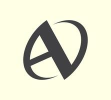 av alfabeto logotipo Projeto vetor