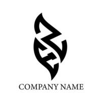 ez carta logotipo design.ez criativo inicial ez carta logotipo Projeto. ez criativo iniciais carta logotipo conceito. vetor