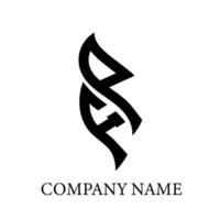 fp carta logotipo design.fp criativo inicial fp carta logotipo Projeto. fp criativo iniciais carta logotipo conceito. vetor