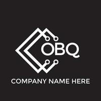 printobq carta logotipo desenho.obq criativo inicial obq carta logotipo Projeto. obq criativo iniciais carta logotipo conceito. vetor