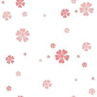 padrão sem emenda inspirado em flores de sakura vetor