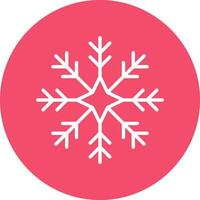 design de ícone de vetor de floco de neve