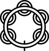 design de ícone de vetor de pandeiro