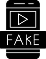 design de ícone de vetor de notícias falsas