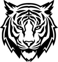 tigre, Preto e branco vetor ilustração