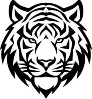 tigre, minimalista e simples silhueta - vetor ilustração