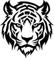 tigre, Preto e branco vetor ilustração