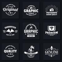 Vintage Retro Vector Logo para banner