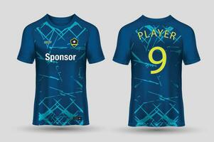 vetor futebol jérsei modelo esporte t camisa Projeto