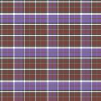 vetor de búfalo de padrão xadrez tartan, papel de parede de fundo de tecido