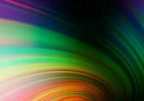 multicolorido escuro, padrão desfocado abstrato de vetor de arco-íris.