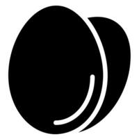 ícone de glifo de ovos vetor
